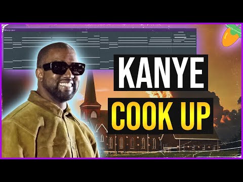 Kanye West type beat cook up in FL Studio