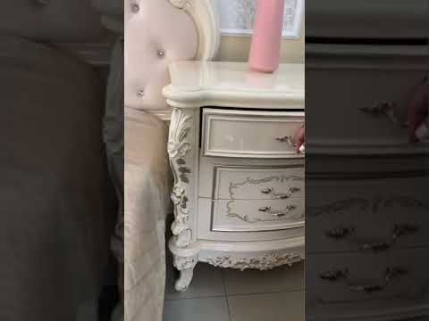 Спальня Версаль с 6 дверным шкафом Крем глянец от фабрики Арида мебель.