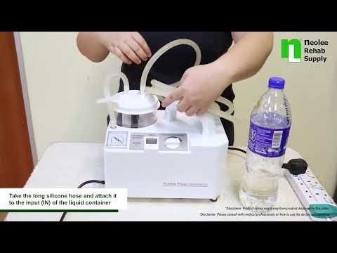 How to operate a Phlegm Suction Pump