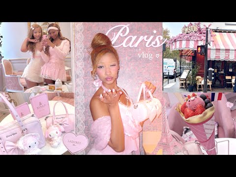 paris vlog ♡ girly tea cafes, shopping, princess meet-up, angelic pretty store, cute looks