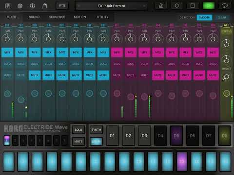 Korg Electribe Wave on iPad Jam #3