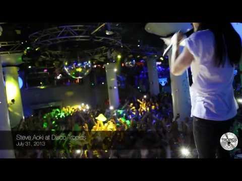 Steve Aoki at Disco Tropics - Lloret de Mar, July 31, 2013