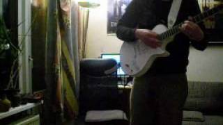 A little fun with my Buckethead replica guitar.