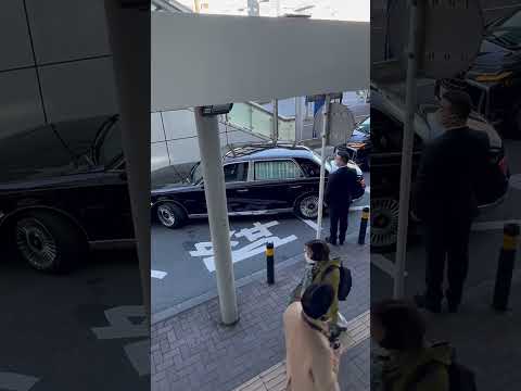 侠友会 寺岡修会長 センチュリーに乗り、これから稲川会館へ #侠友会#寺岡修#六代目山口組#稲川会