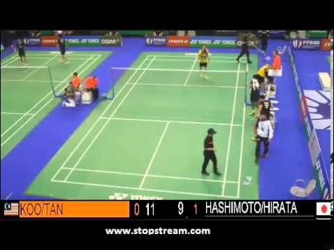 R32 - MD - KOO K.K. / TAN.B.H. vs HASHIMOTO H. / HIRATA N. - 2013 French Open