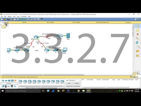 3.3.2.7 Packet Tracer Configuring PAP and Chap Authentication