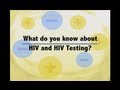 What do you know about HIV and HIV testing (English)