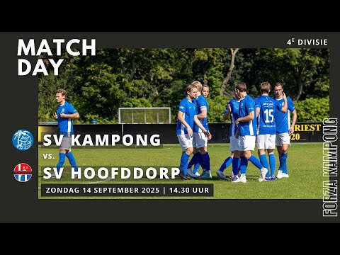 Kampong - SV Hoofddorp, zondag 14 september 2025