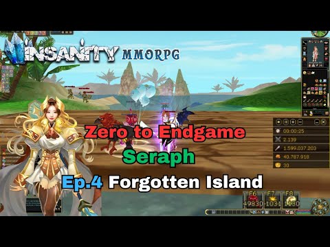 Insanity FlyFF - Zero to End Game Ep.4 - Forgotten Island Farming!