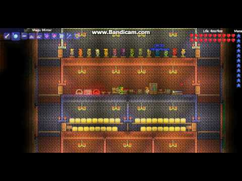 Terraria: Castle House: Dance Room included! and Armour room