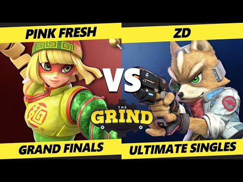 The Grind 145 GRAND FINALS - Pink Fresh (Min Min) Vs. ZD [L] (Fox) Smash Ultimate - SSBU