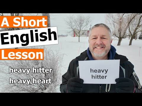 學習英語術語 "heavy hitter"（重拳出擊者）和 "heavy heart"（沉重的心臟 (Learn the English Terms "heavy hitter" and "heavy heart")