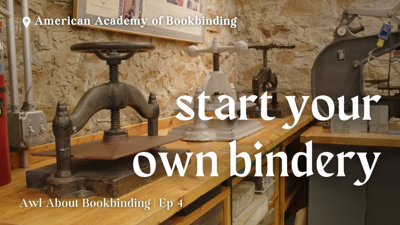 Tools every traditional binder needs to know ⟡ Awl About Bookbinding, Ep. 4