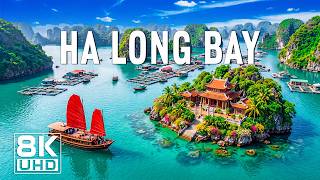 Ha Long Bay Like You've Never Seen Before 🇻🇳✨ | Vietnam's Natural Wonder | 8K UHD Scenic Relaxation