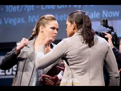 Ronda Rousey vs. Amanda Nunes UFC 207 Staredown Video
