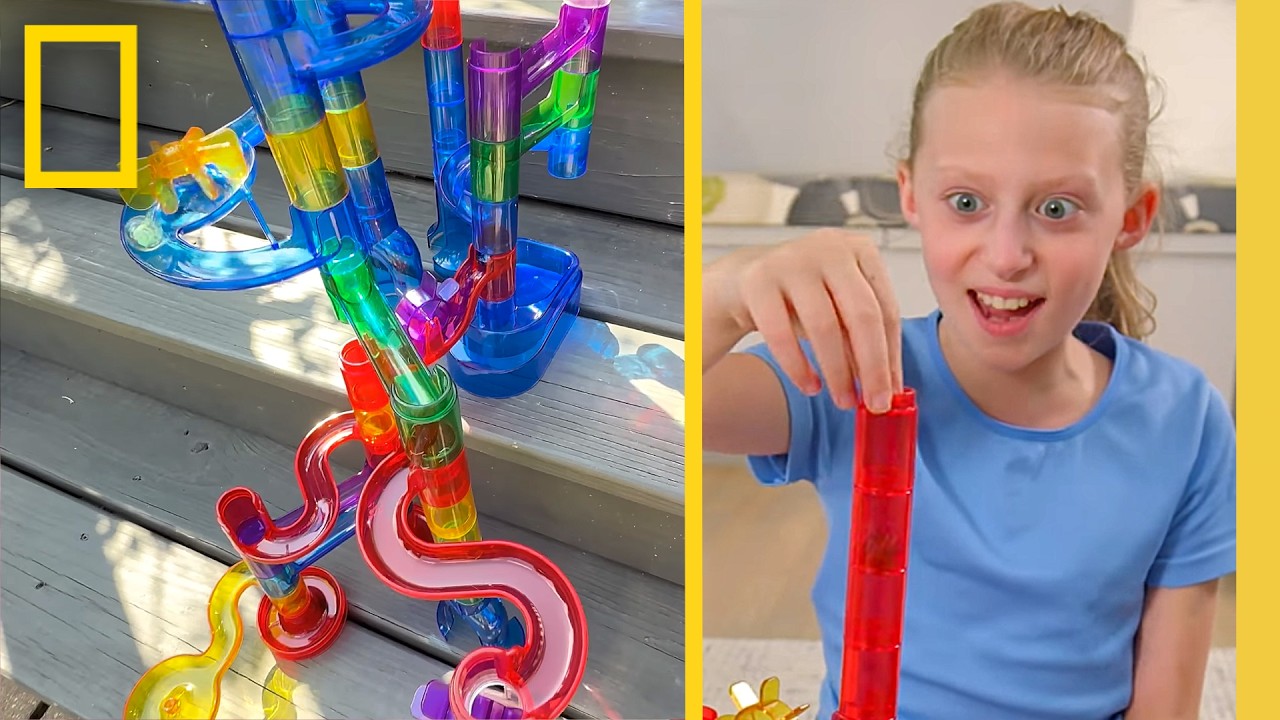 Build a Giant Glow-in-the-Dark Marble Run | National Geographic