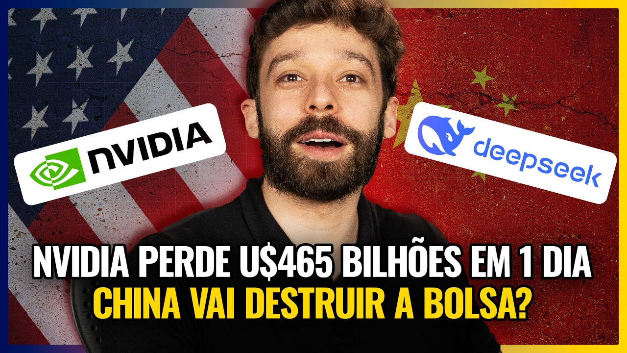 É O FIM DA BOLSA AMERICANA? STARTUP CHINESA GERA PREJUÍZOS BILIONÁRIOS E MERCADO DESPENCA