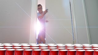 REVENGE PRANK ON HUSBAND WITH RED CUPS (10,000 RED CUPS)