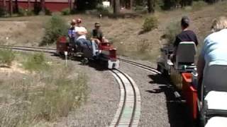preview picture of video 'Amtrak 540 at Train Mountain 2009'
