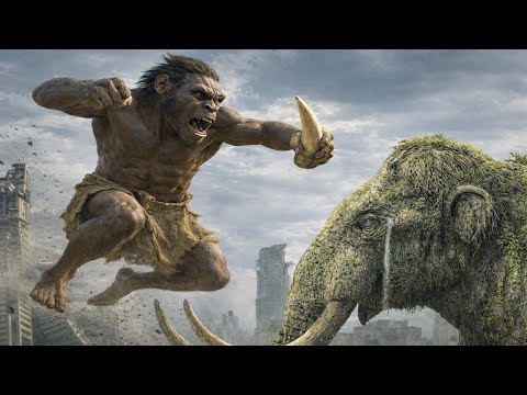 Prehistoric Titan vs. Mountain Behemoth: The City Falls! 🏙️