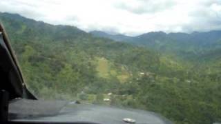 preview picture of video 'Bush Flying - BN2 Islander Landing at Kaintiba, Papua New Guinea'