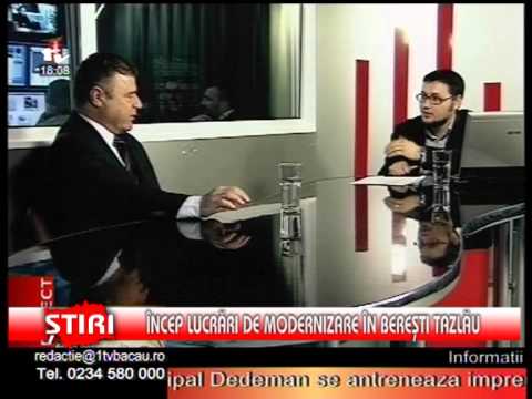 Încep lucrări de modernizare în Bereşti Tazlău