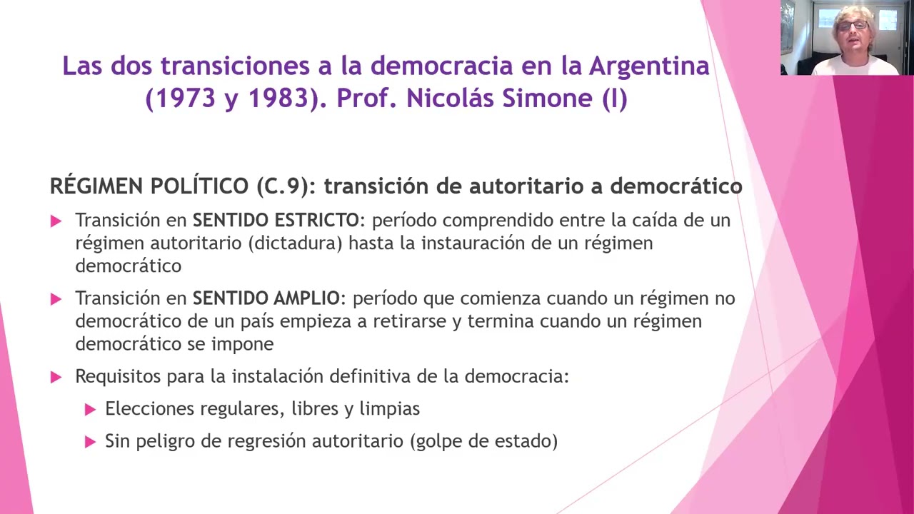 27. ICSE. El doble sentido del concepto transición