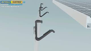 Miniatură video Bariera anti-pasari pentru panouri fotovoltaice  – sistem de protectie si ventilatie - 1 metru