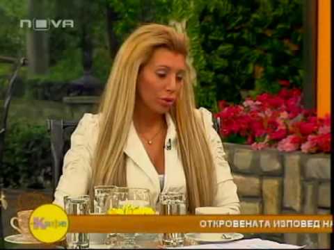 Katrin Vacheva in TV show "Na kafe" with Gala / Part 1