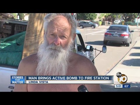 Man Brings Active Bomb to Fire Station