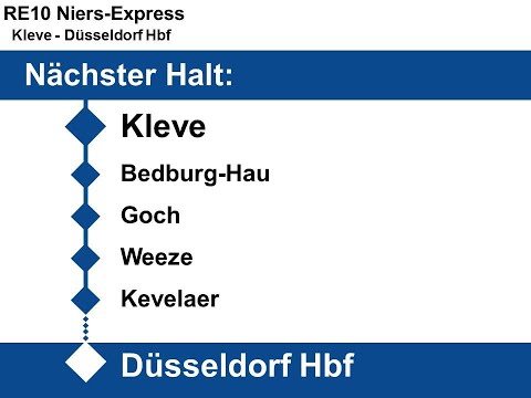 [NWB] Ansagen RE10 Kleve - Düsseldorf