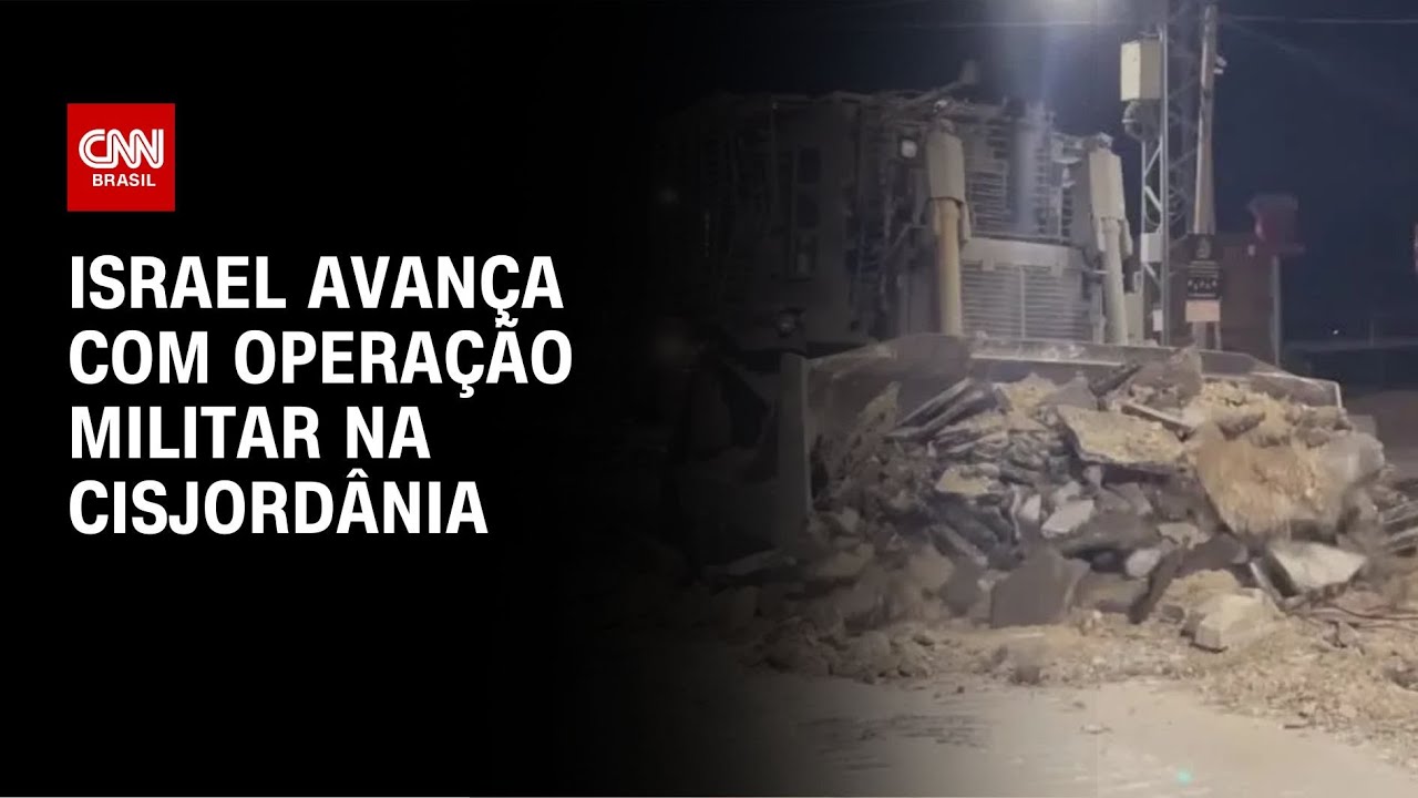 Israel avança com operação militar na Cisjordânia | CNN NOVO DIA