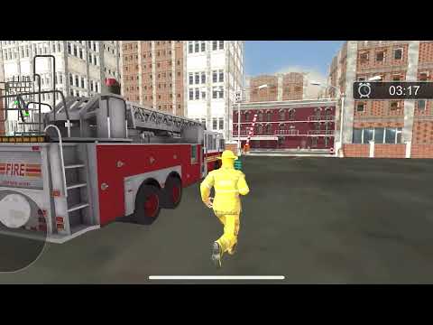 Fire Truck Driving Simulator - American  Firefighter City Rescue Driver iOs Gameplay