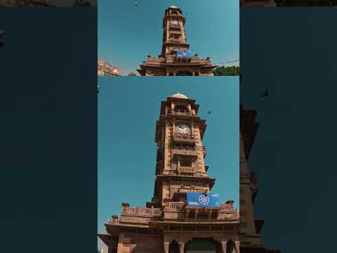 Jodhpur clock tower & jaswant #jodhpurtravelvlog #vlog #travel #jodhpurtourism #jodhpurfort #fort