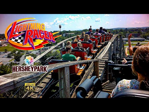 Back row point of view footage of Lightning Racer