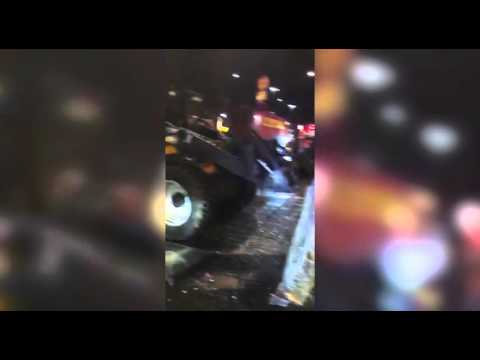 Smash and grab-kupp mot exklusiv klädbutik mitt i centrala Stockholm