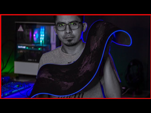 Vídeo relacionado con SPYCO - Alfombrilla Ratón Gaming RGB, Tamaño XXL 900mm x 400mm, Base Antideslizante, Superficie Caucho Impermeable, Puerto Micro-USB, Óptima Fluidez, RGB, 900mm x 400mm, Caucho
