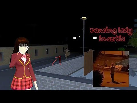 Dancing lady in serbia |Sakura School Simulator