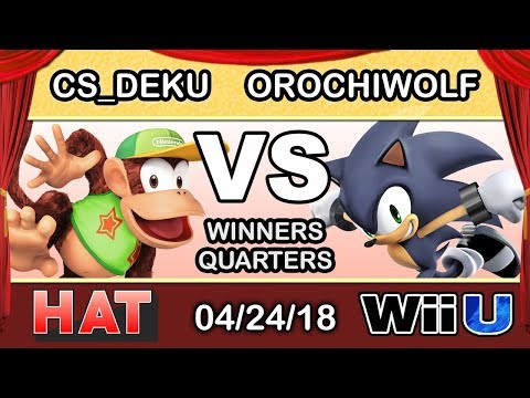HAT 19 - DyS | cs_DeKu (Diddy Kong) Vs. orochiwolf (Sonic) Winners Quarters - Smash 4
