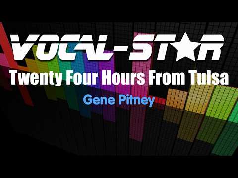 Gene Pitney - Twenty Four Hours From Tulsa | With Lyrics HD Vocal-Star Karaoke 4K