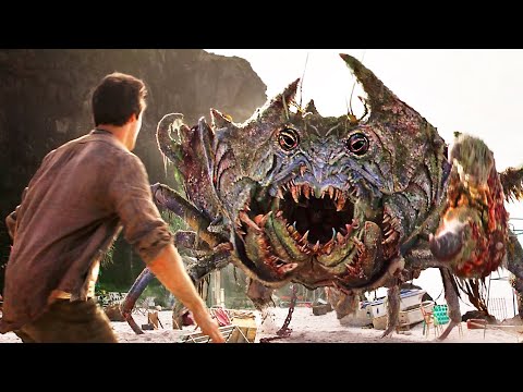 Survivors VS The Giant HellCrab | Love and Monsters | CLIP