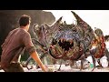 Survivors VS The Giant HellCrab Love And Monsters CLIP