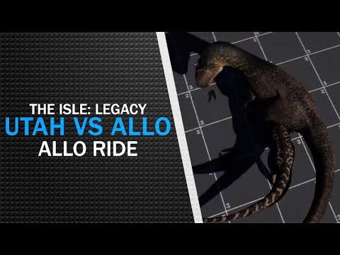 (The Isle) Utah vs Allo - Allosaurus Ride