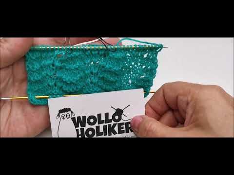 Pfauenschweifmuster stricken