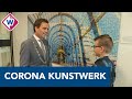 Kinderen in Zoetermeer uiten emotie over corona in kunstwerk