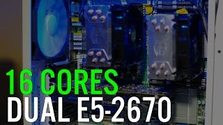 [PC] Dual Intel Xeon E5-2670 PC Server Build - 16 Cores, 32 hardware threads !
