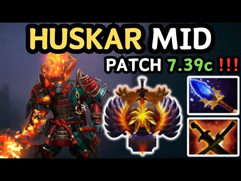 🔥 MID HUSKAR = FAST MMR 💀 GRANDMASTER TIER !!! | DOTA 2