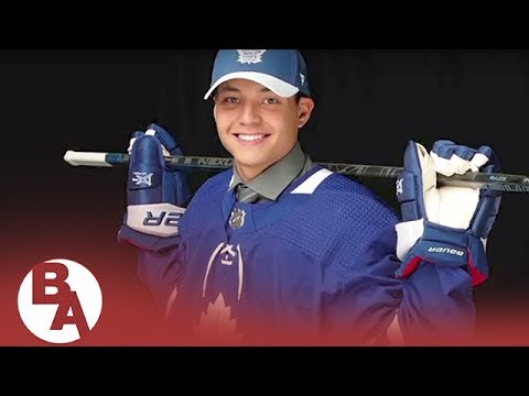 On the ice with Toronto Maple Leafs' newest recruit, Fil-Am Nick Robertson