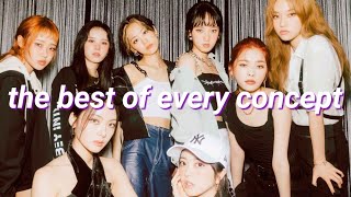 my favorite kpop songs from different concepts