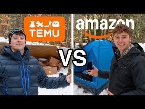 Amazon VS Temu Overnight Survival Challenge!